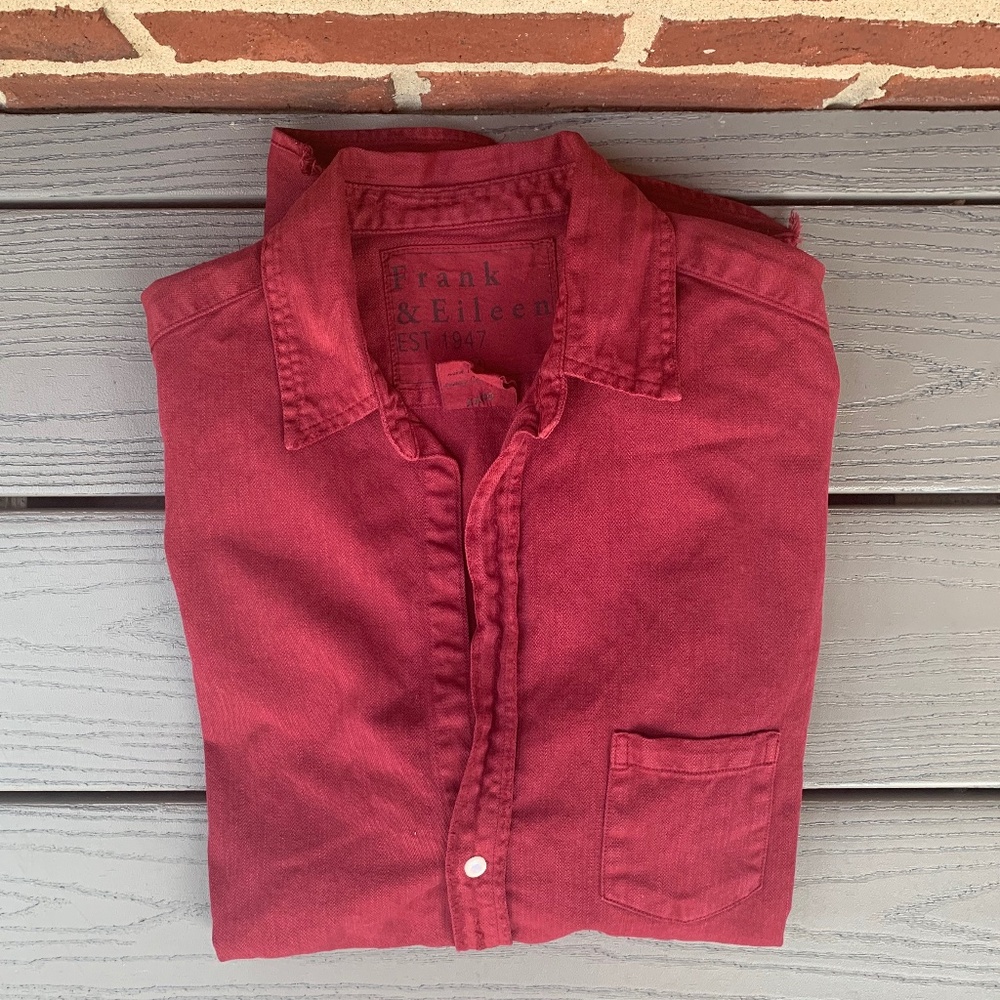 Frank & Eileen Eileen Relaxed Denim Button-Up Shirt
